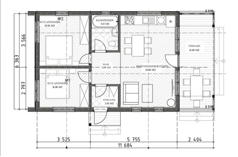 "Prefab SIP woning met moderne gevel en grote ramen" "Prefab huis interieur energiezuinige woning"